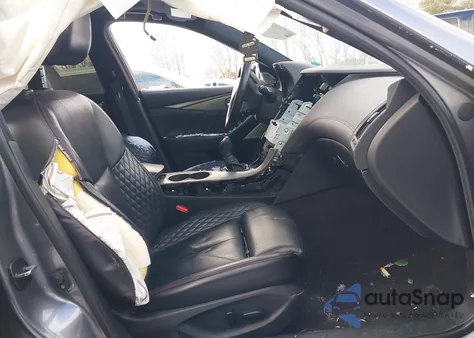 2018 Infiniti Q50 3.0T Red Sport 400 from USA, damaged, VIN JN1FV7AR5JM481684